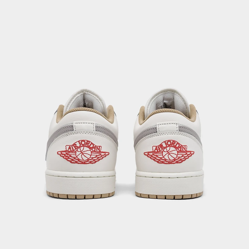 Jordan 1 Low Sail/Fire Red-College Grey