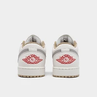 Jordan 1 Low Sail/Fire Red-College Grey