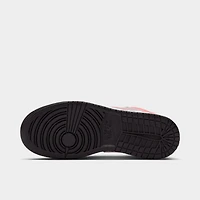 Jordan 1 Low GS Noir / Rose Gaze - Blanc