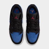 Jordan 1 Low GS Black / Summit White - True Blue