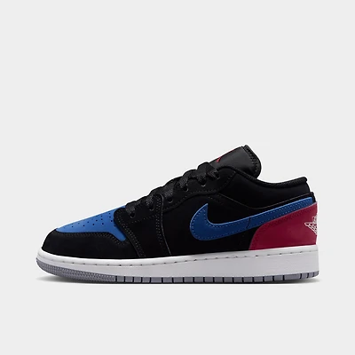 Jordan 1 Low GS Black / Summit White - True Blue