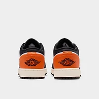 Jordan 1 Low GS Black / Starfish - White