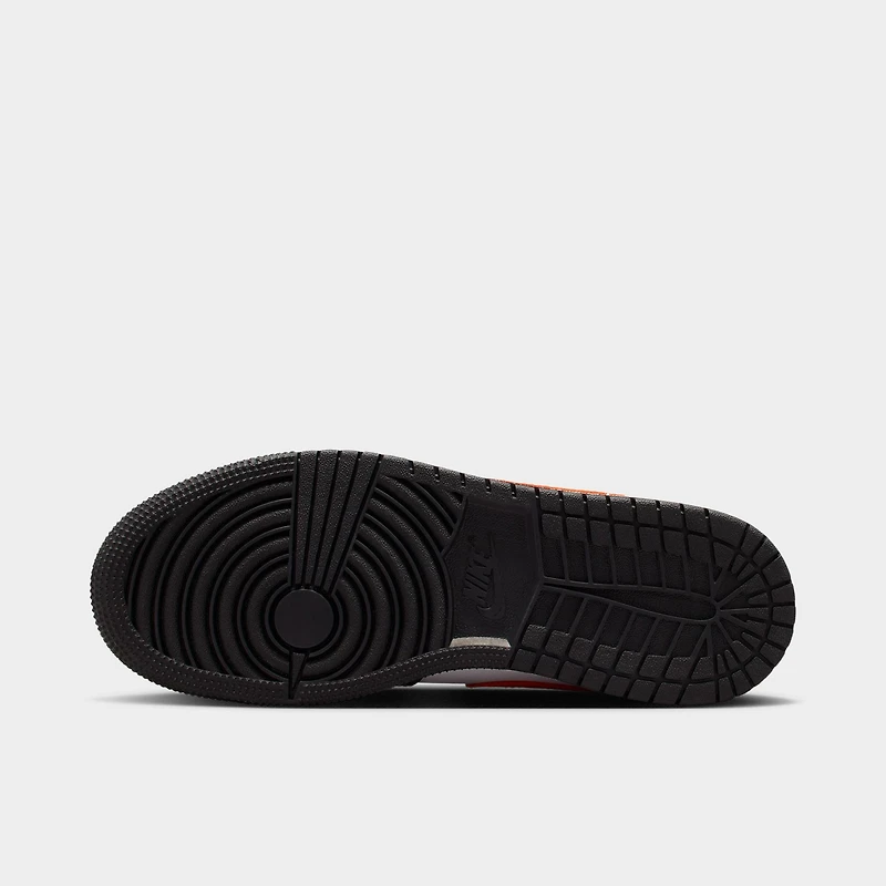 Jordan 1 Low GS Black / Starfish - White