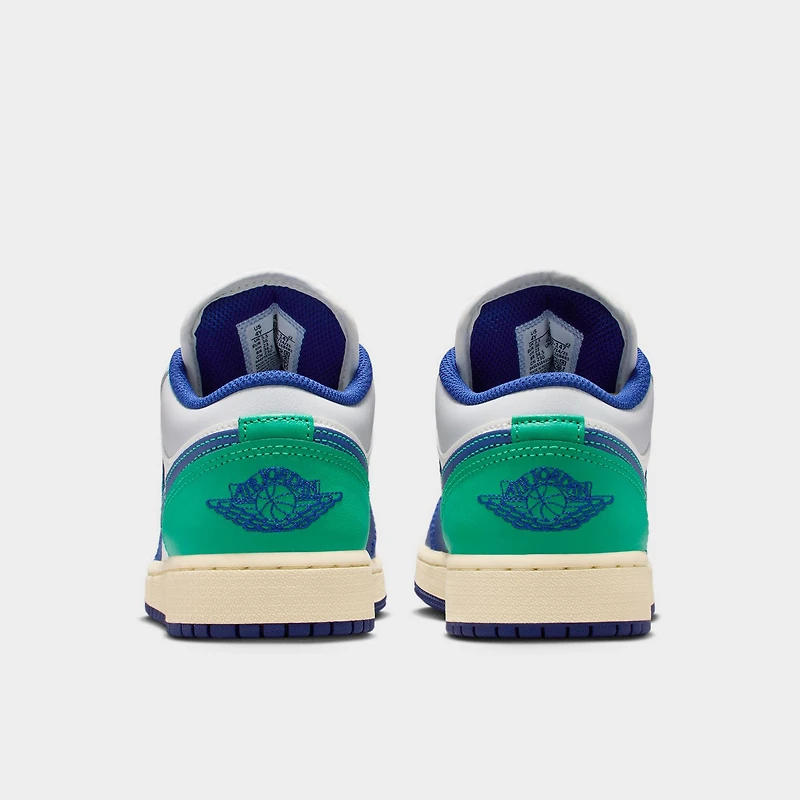 Jordan 1 Low GS Sail / Deep Royal Blue - Stadium Green