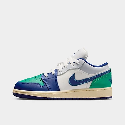 Jordan 1 Low GS Sail / Deep Royal Blue - Stadium Green