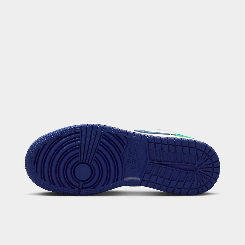 Jordan 1 Low GS Sail / Deep Royal Blue - Stadium Green