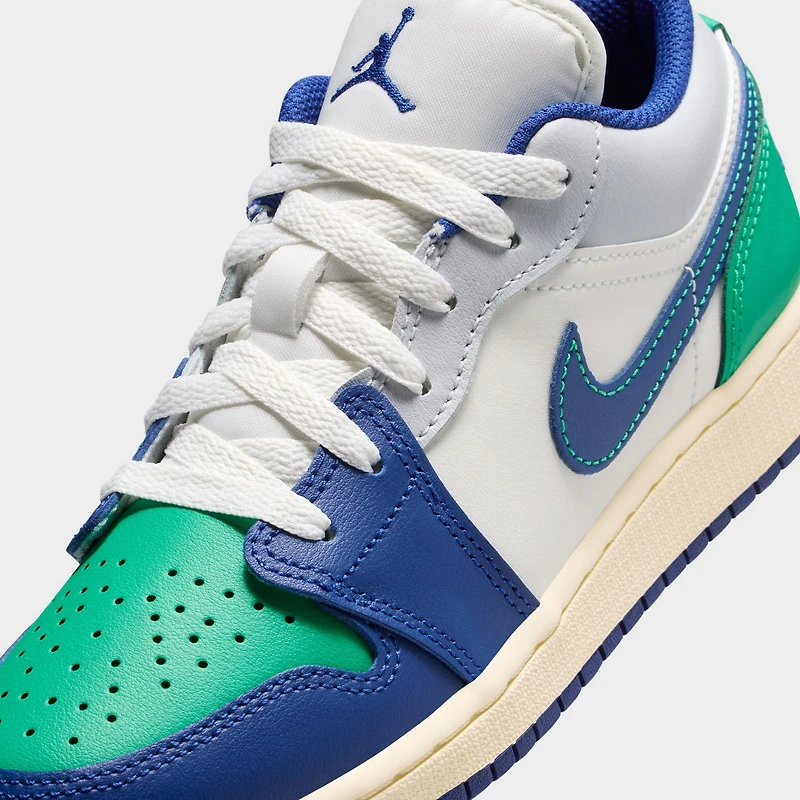 Jordan 1 Low GS Sail / Deep Royal Blue - Stadium Green