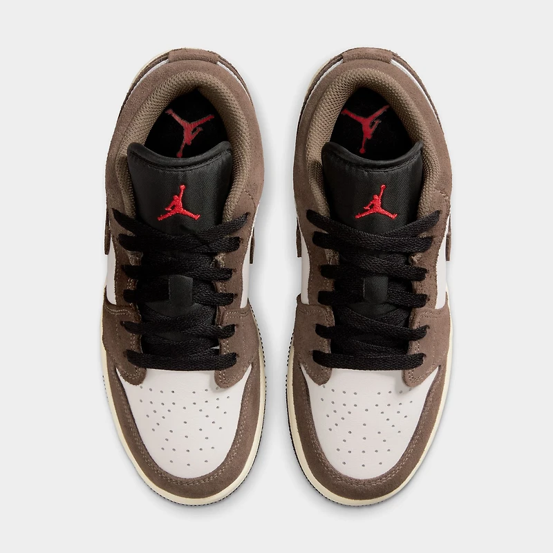 Jordan 1 Low GS Palomino / Noir Phantom - Rouge