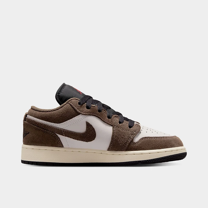Jordan 1 Low GS Palomino / Black Phantom - Red