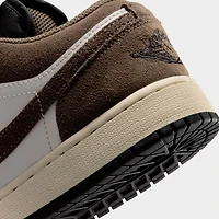 Jordan 1 Low GS Palomino / Noir Phantom - Rouge