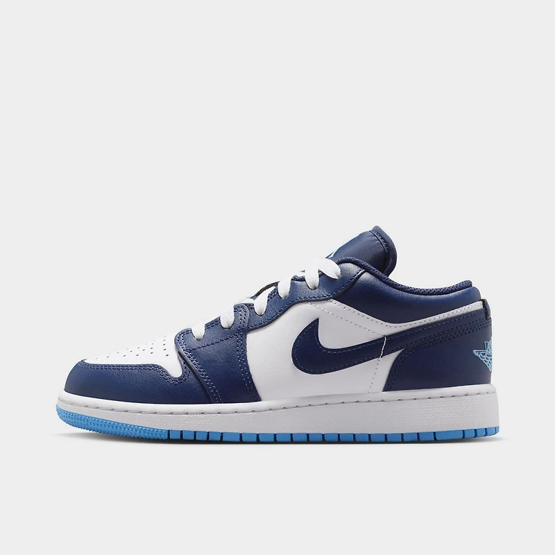 Jordan 1 Low GS Midnight Navy / University Blue - White