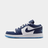 Jordan 1 Low GS Midnight Navy / University Blue - White