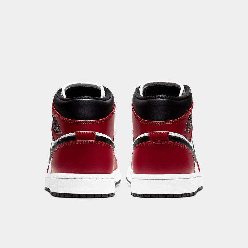 Jordan 1 Mid Black / - Gym Red
