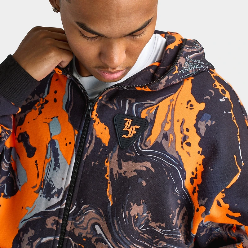 Puma LaFrance HEEM Era Full Zip Orange Glo / AOP