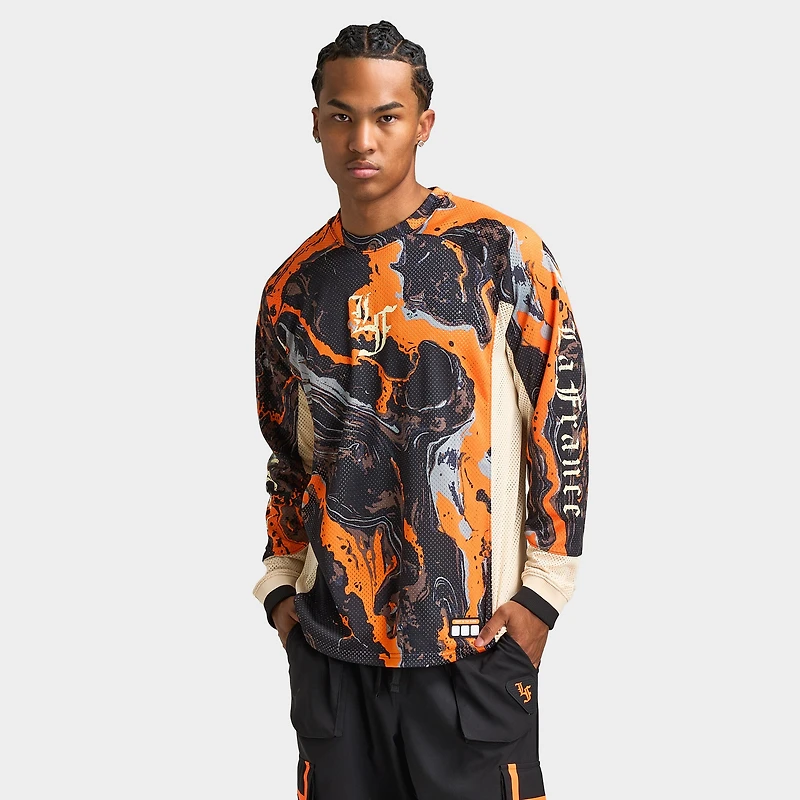 PUMA x LaFrancé HEEM Moto Jersey Orange Glo / All over Print