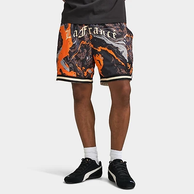 PUMA x LaFrancé HEEM Era 6" Short Orange Glo / All over Print