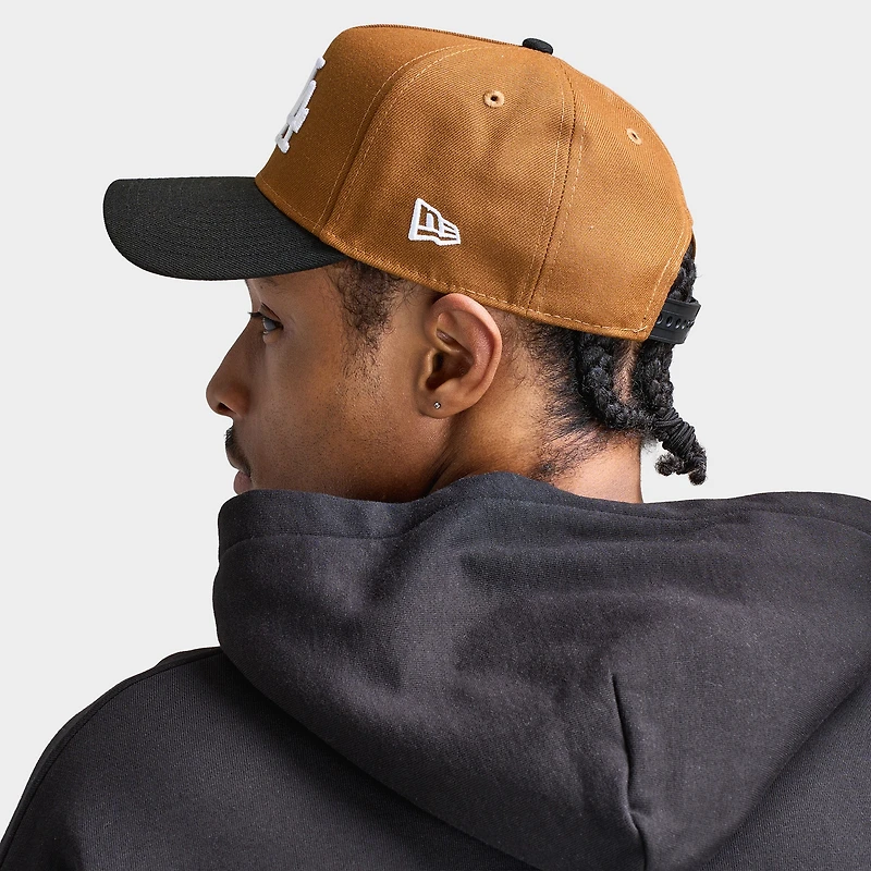 New Era Yankees Dodgers Mix Logo 9FORTY AF Khaki / Black