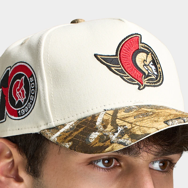 9FORTY A-Frame New Era Casquette Ottawa Senators Chrome / Camouflage Realtree