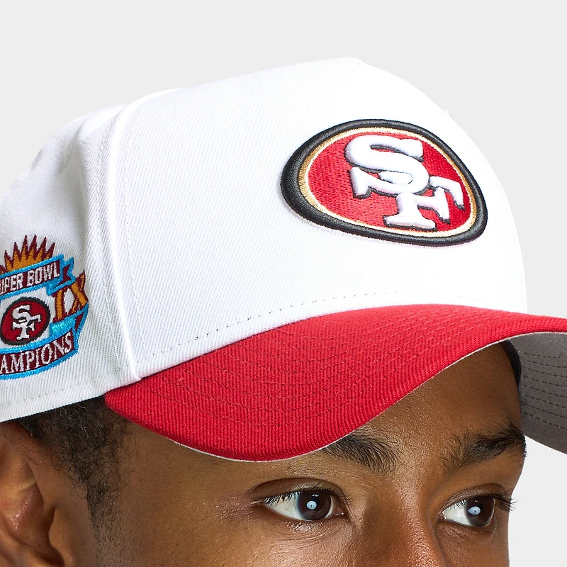 New Era Casquette 9FORTY A-Frame SF 49ers Blanc / Écarlate