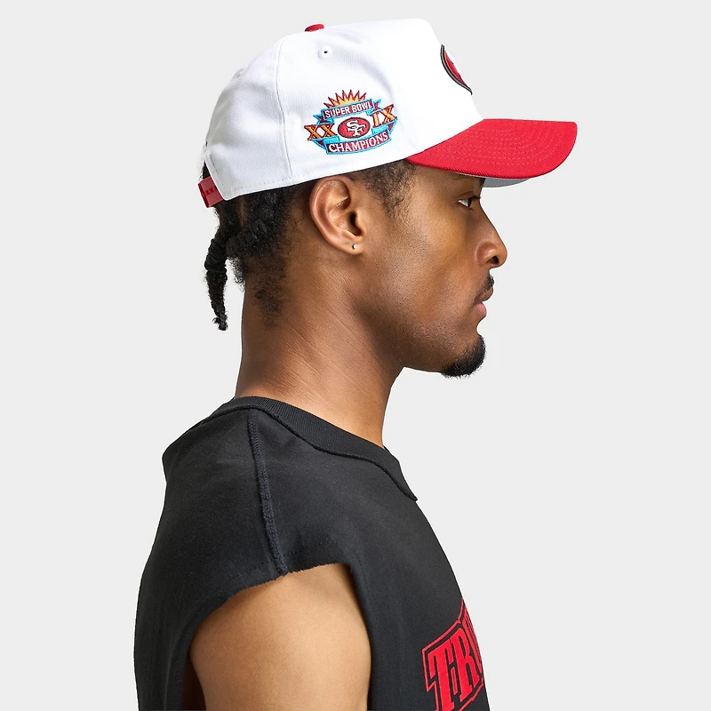 New Era SF 49ers 9FORTY A-Frame White / Scarlet