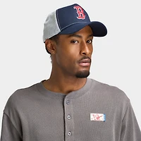 New Era Boston Red Sox 9FORTY A-Frame Trucker Bleu Marine / Blanc