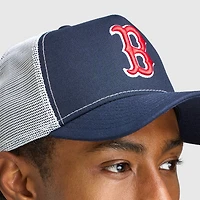 New Era Boston Red Sox 9FORTY A-Frame Trucker Bleu Marine / Blanc