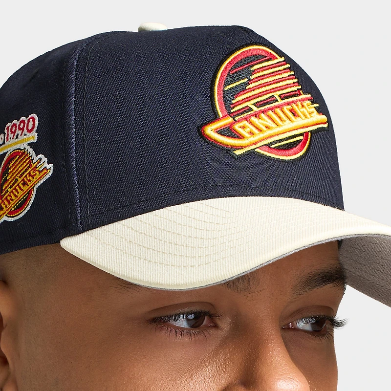 New Era Vancouver Canucks 9FORTY A-Frame Navy / Chrome