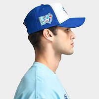 New Era Toronto Blue Jays 50th Season Side Patch 9FORTY AF White / Light Royal