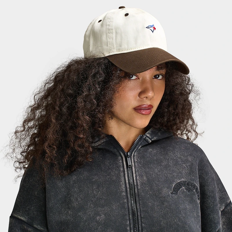 New Era Toronto Blue Jays Mini Logo 9TWENTY Chrome / Brun
