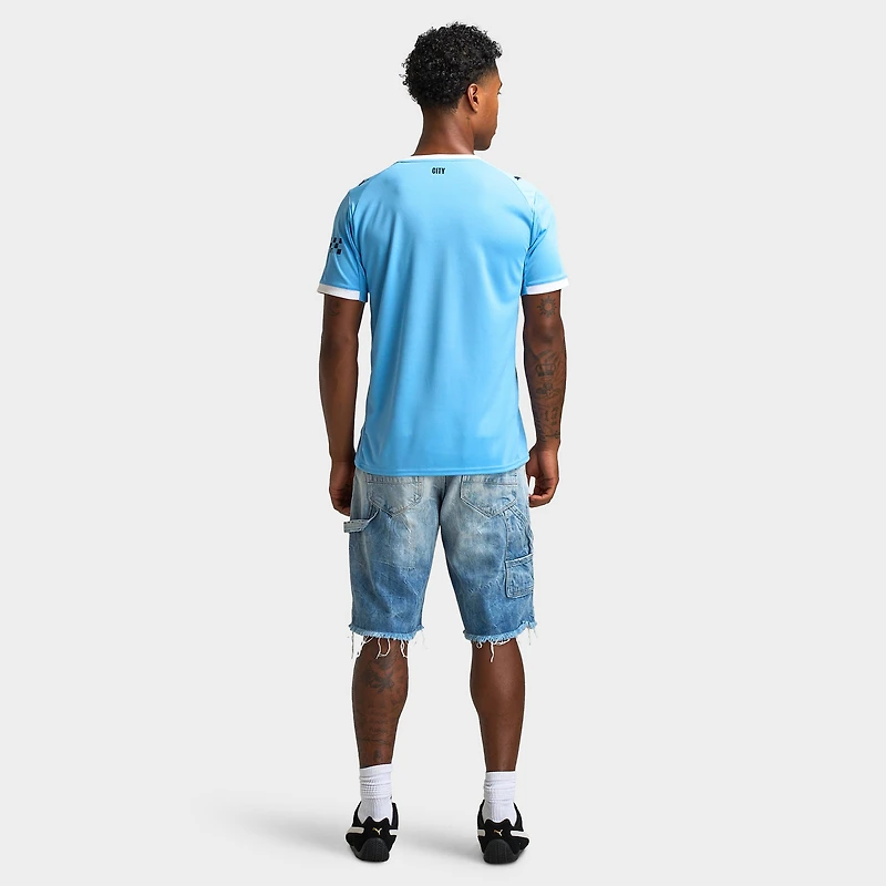 Puma MCFC Home Jersey Replica Team Light Blue / White