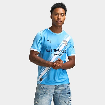 Puma MCFC Home Jersey Replica Team Light Blue / White