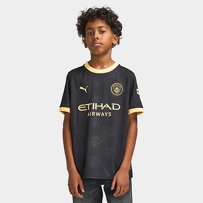 PUMA Juniors' Manchester City Jersey / Black