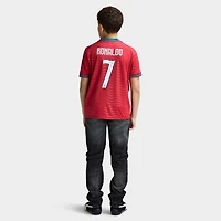 Puma Juniors' FPF Home Jersey Replica Club Red / Green Lagoon