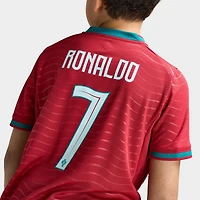 Puma Juniors' FPF Home Jersey Replica Club Red / Green Lagoon