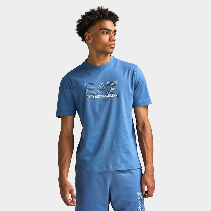 EA7 Train Visibilité T-shirt Homme / Bleu Clair
