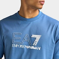 EA7 Train Visibility Men's Tee / Light Blue