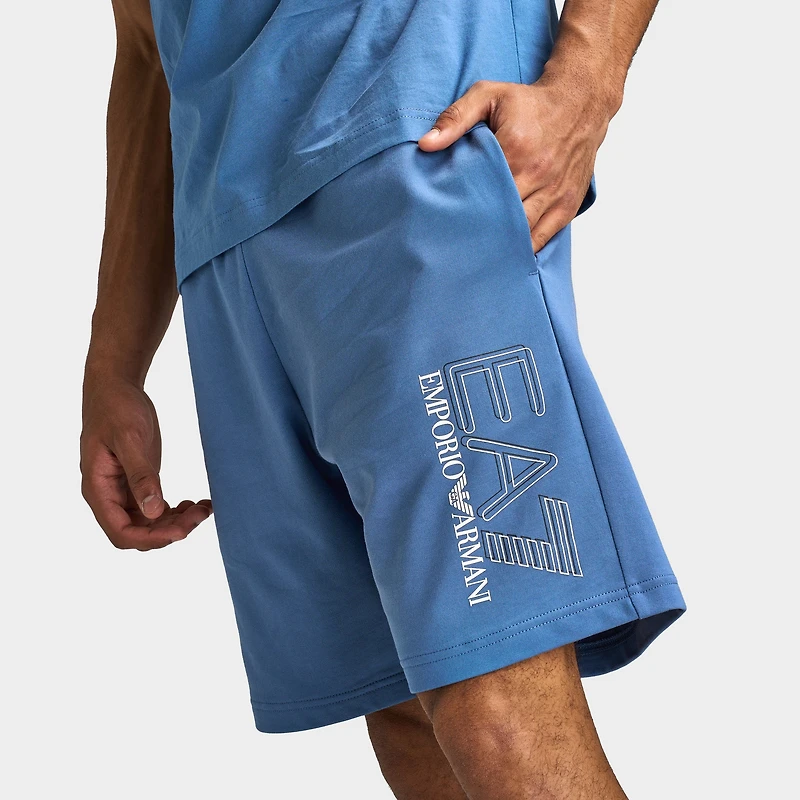 EA7 Train Visibilité Short Homme / Bleu Clair