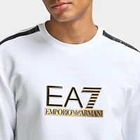 EA7 Crewneck Logo Or Poitrine / Blanc