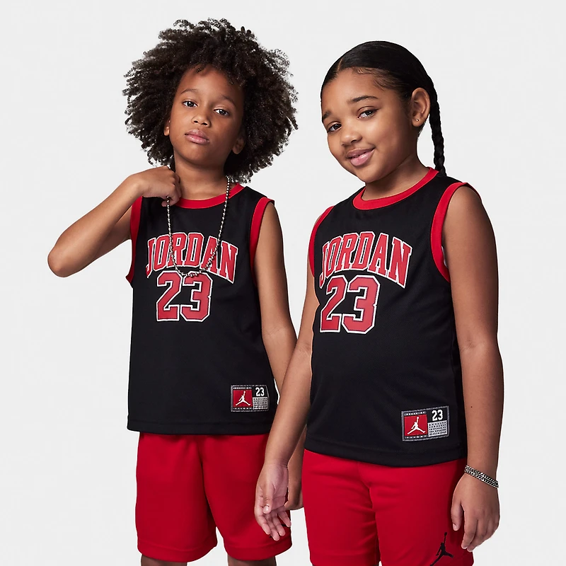 Jordan Child Boys' 23 Jersey Set Black / Gym Red