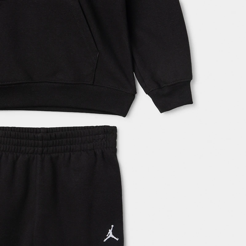 Jordan Children's Brooklyn Fleece Pullover Hoodie Set / Black