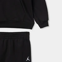 Jordan Children's Brooklyn Fleece Pullover Hoodie Set / Black