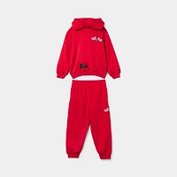 Jordan Children's Jumpman Stamp Fleece Set / Gym Red