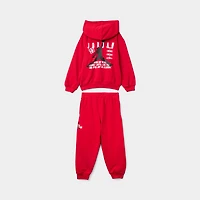 Jordan Children's Jumpman Stamp Fleece Set / Gym Red