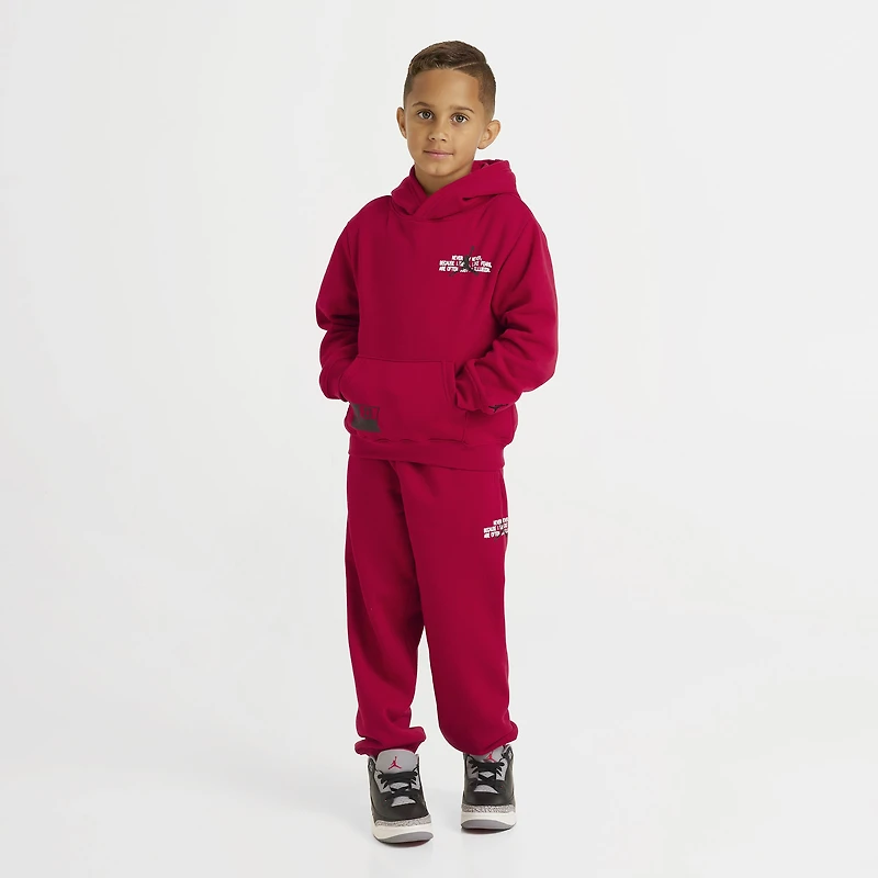 Jordan Children's Jumpman Stamp Fleece Set / Gym Red