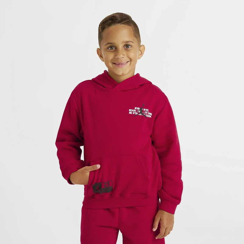 Jordan Children's Jumpman Stamp Fleece Set / Gym Red