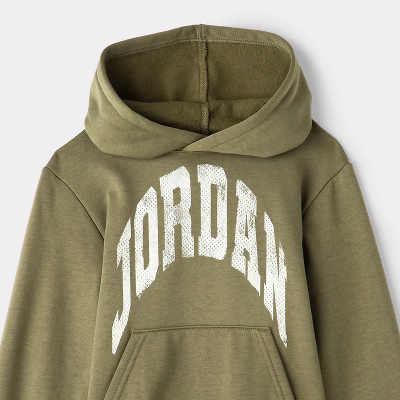 Jordan Enfants Ensemble chandail à capuchon MJ MVP / Olive Moyen