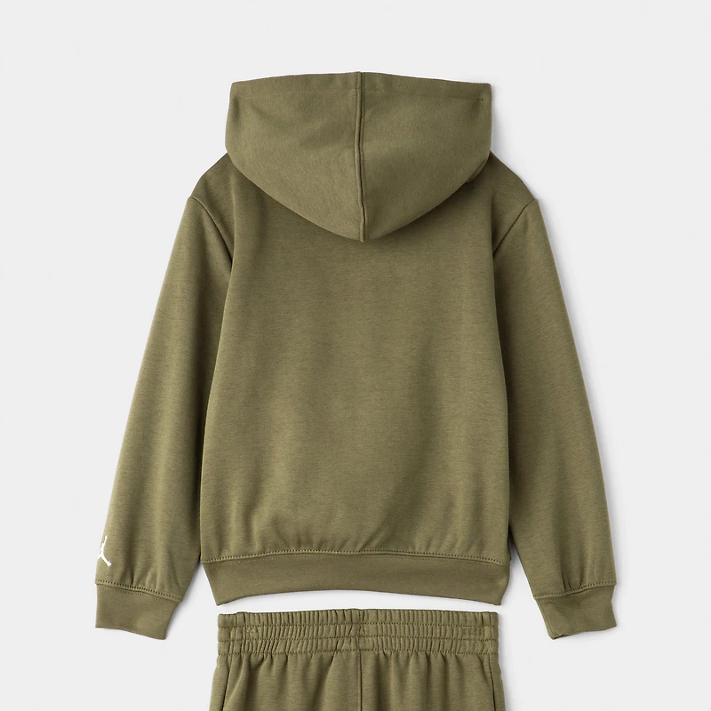 Jordan Junior's MJ MVP Realtree Pullover Hoodie Set / Med Olive Camo