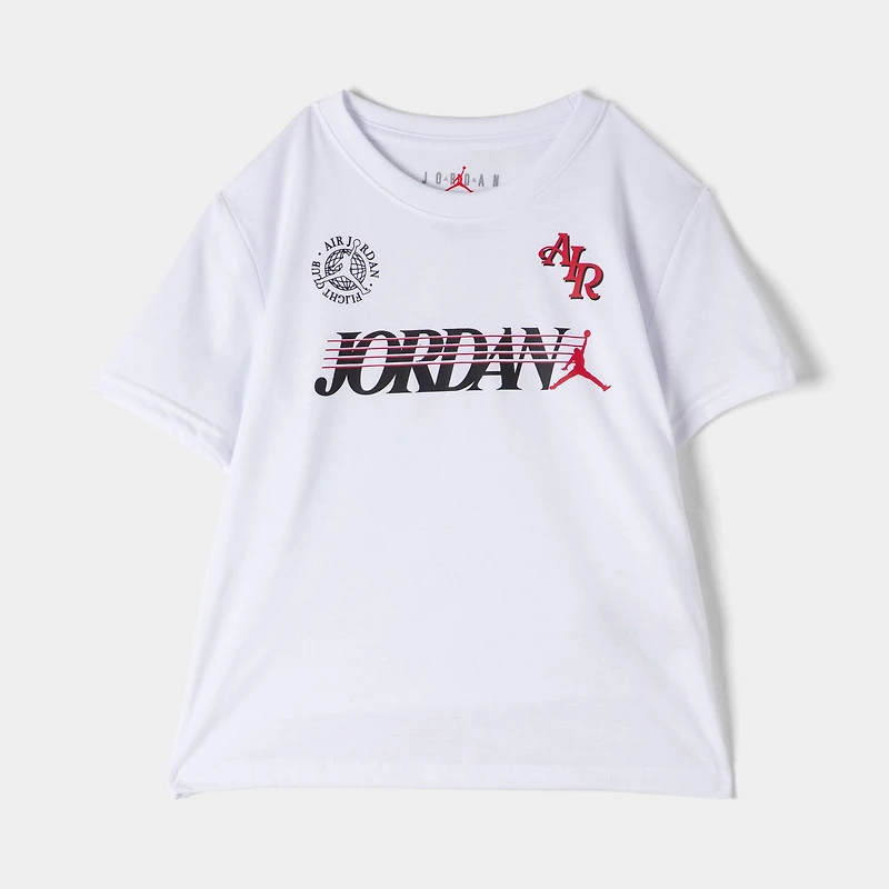 Jordan Children's Sports Club Short Set / Light Grey Heather