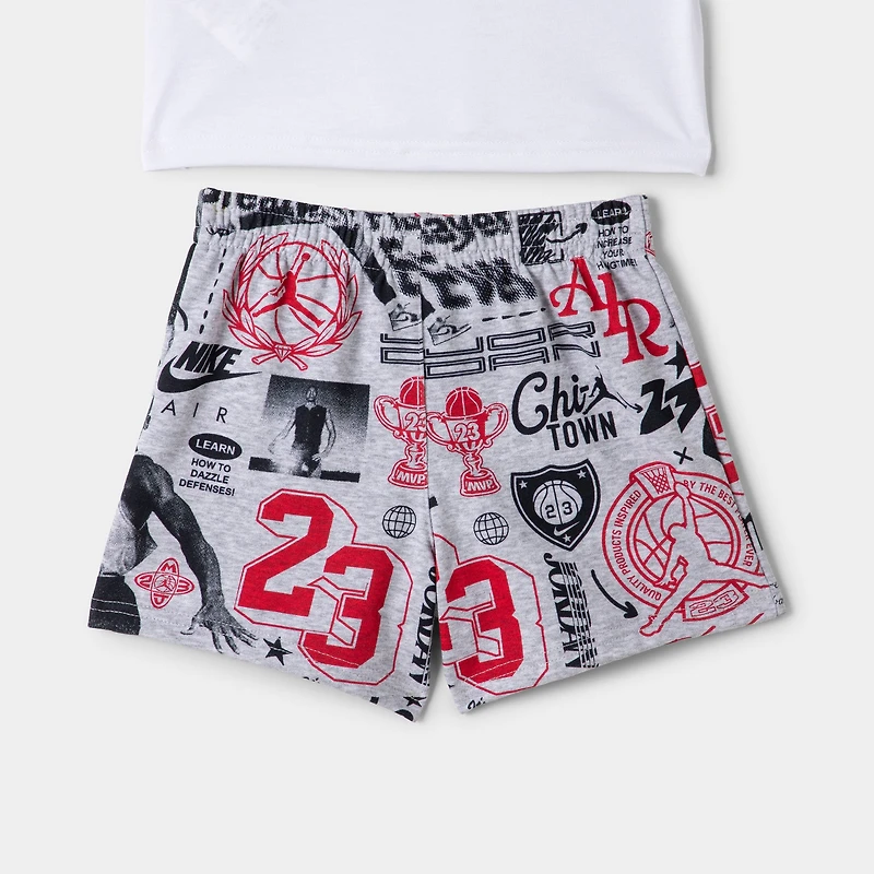Jordan Enfants Sports Club Ensemble Court / Gris Clair Chiné