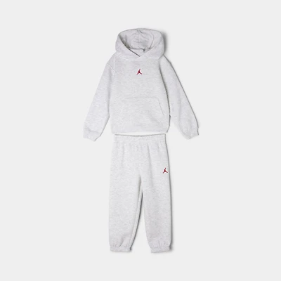 Jordan Childrens' Brooklyn Fleece Pullover Hoodie Set / Neutral Grey